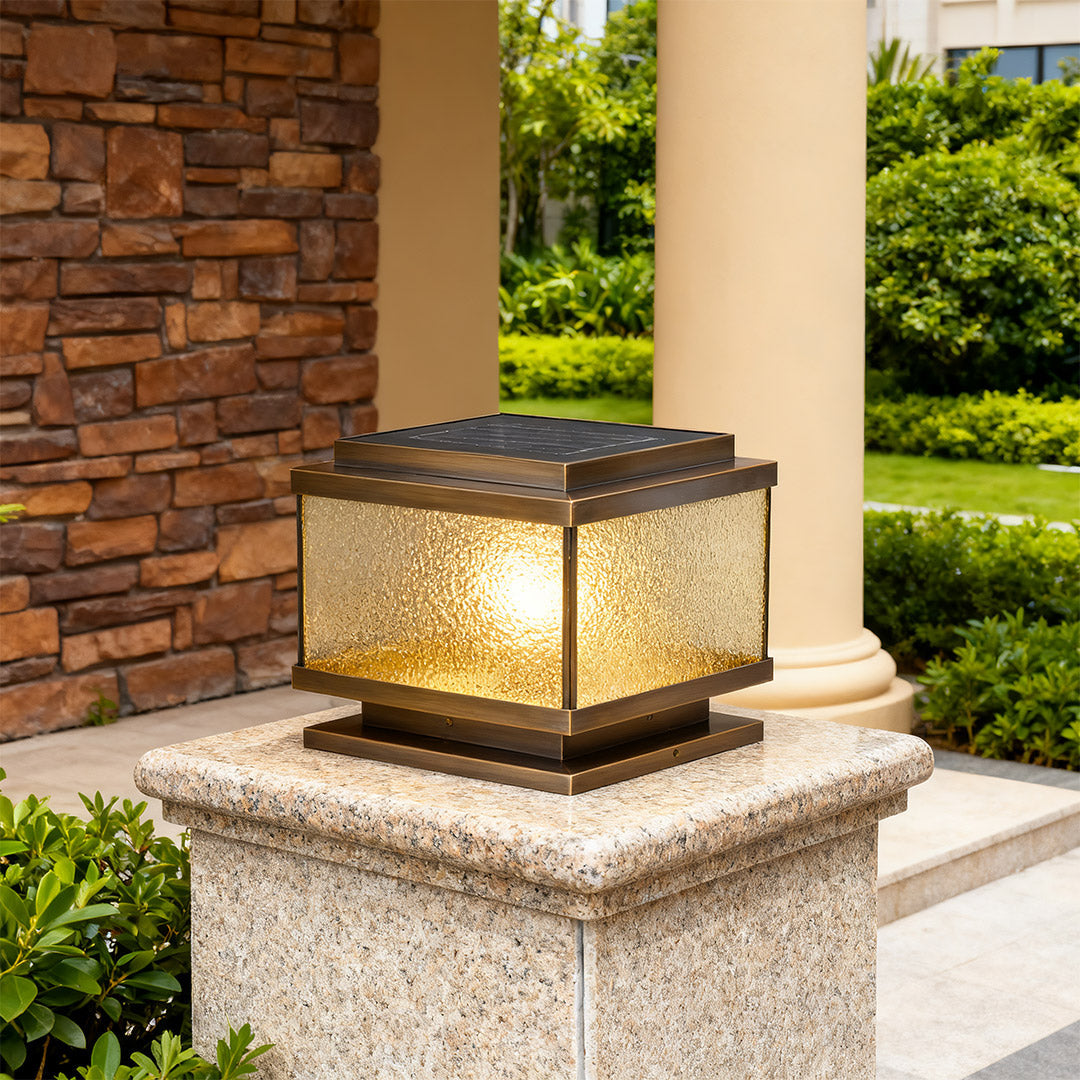 WINDSOR COPPER GARDEN TORCH LIGHTING