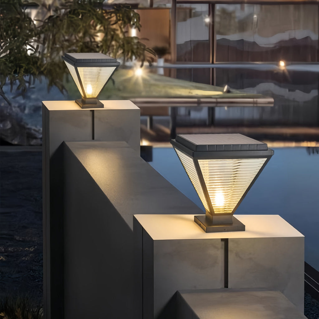 RAVENHURST MODERN LED OUTDOOR PILLAR LANTERN