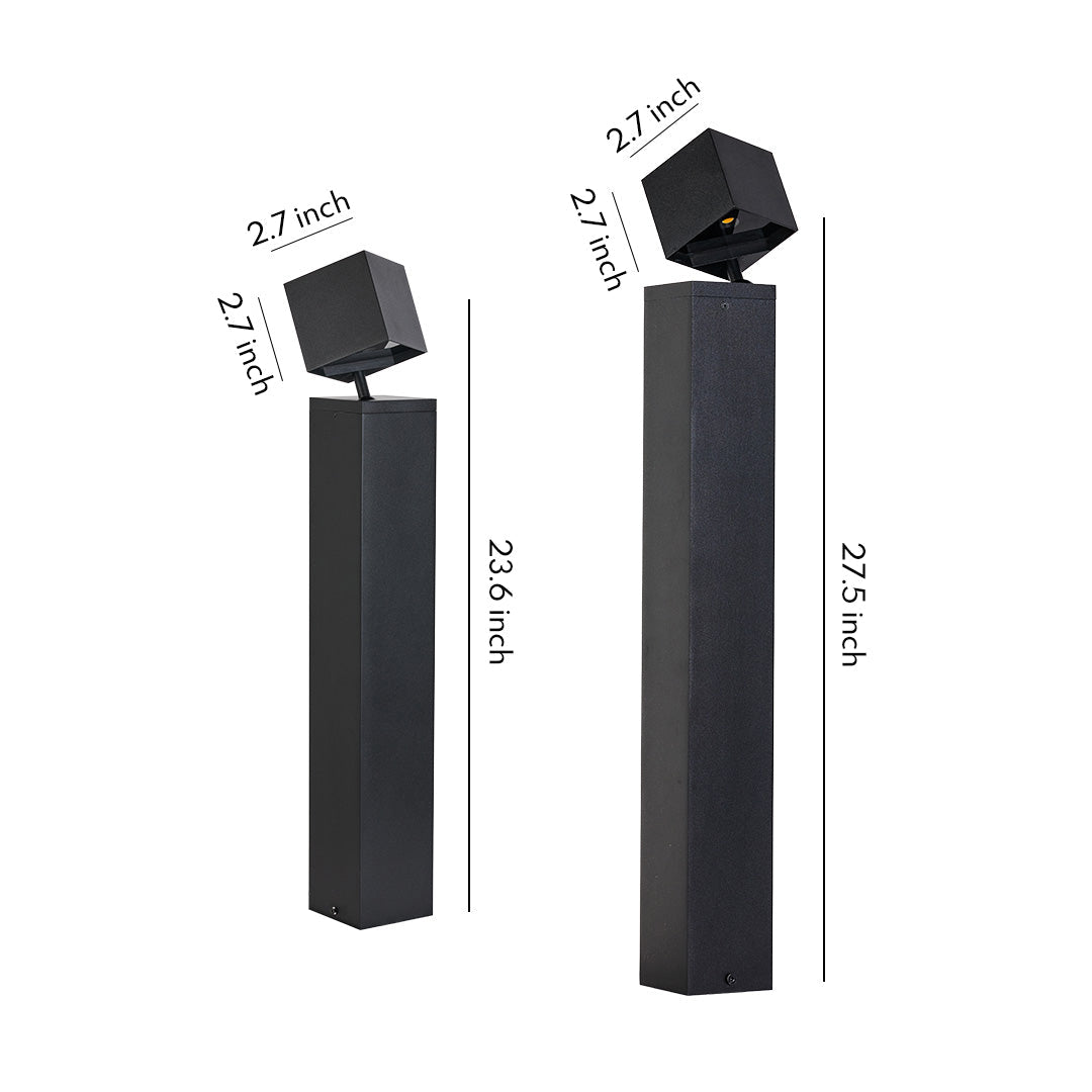 RAVENHURST MODERN SOLAR BOLLARD LIGHTING