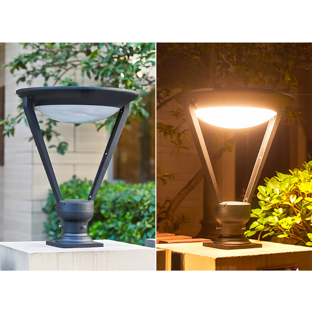 WHITBY GARDEN LANTERN POST WITH VINTAGE AESTHETIC