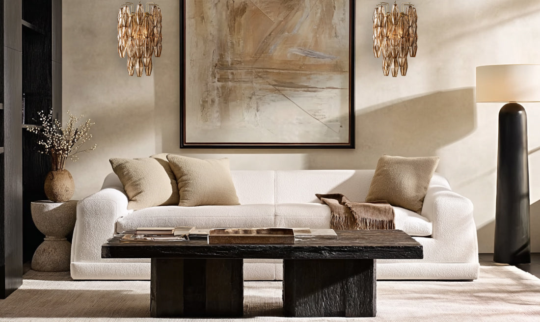 VIGNEUX SLIM SMOKE-COLORED WALL LANTERN