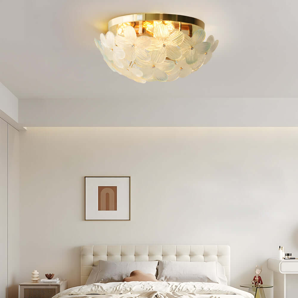 FLORENCE PETAL GLASS CEILING LANTERN