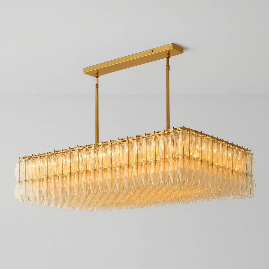 VILLENEUVE CRYSTAL RECTANGULAR LUMINAIRE