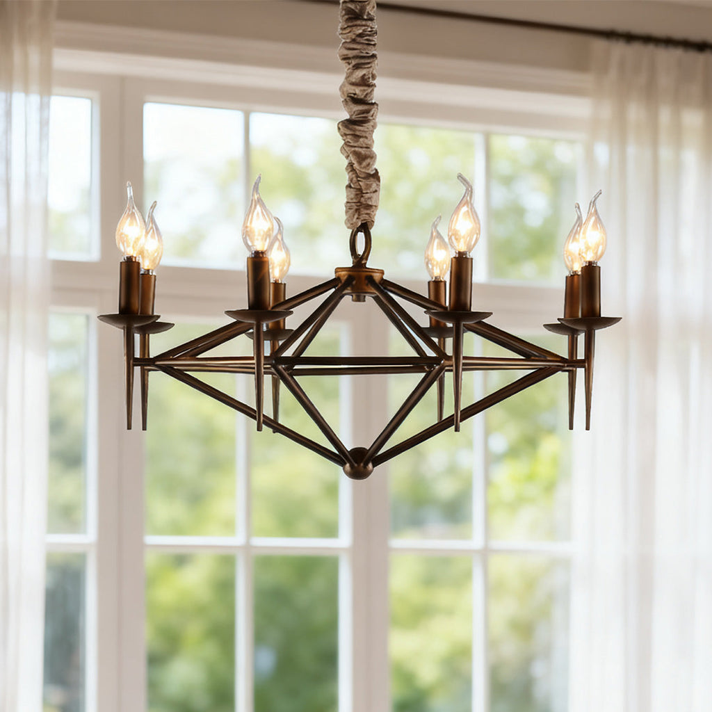 BRAMBLEWOOD ACRYLIC & METAL CEILING LANTERN