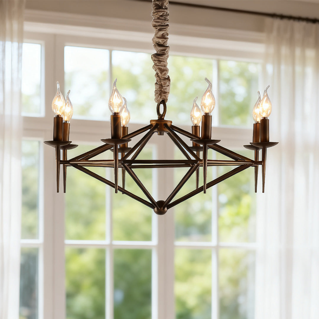BRAMBLEWOOD ACRYLIC & METAL CEILING LANTERN