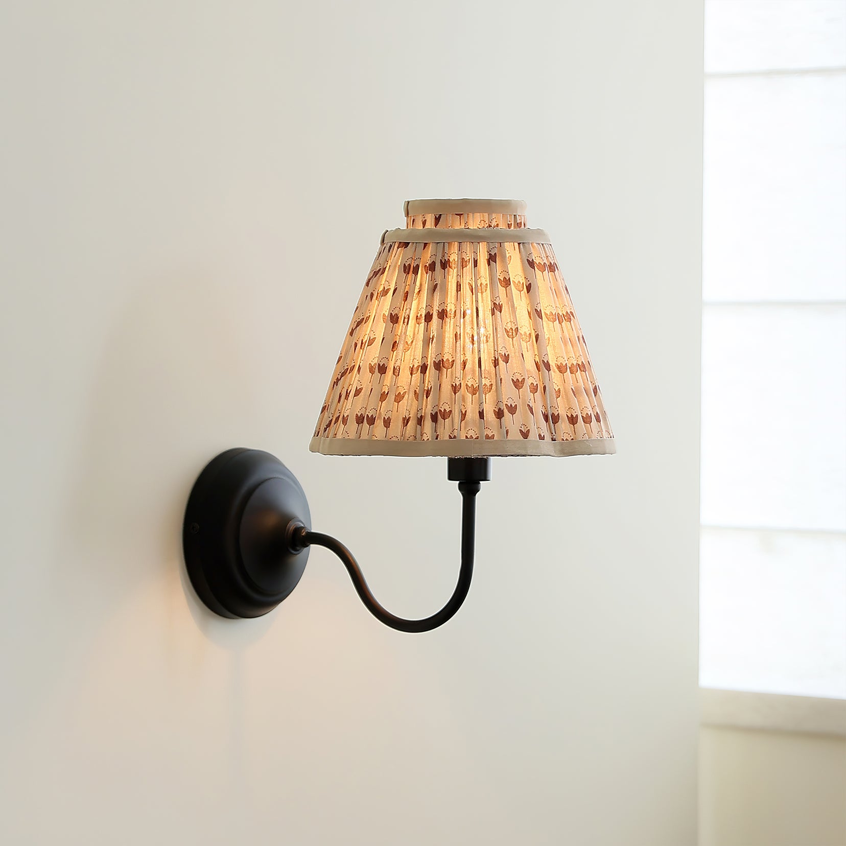 BRACKENBURY FABRIC WALL SCONCE