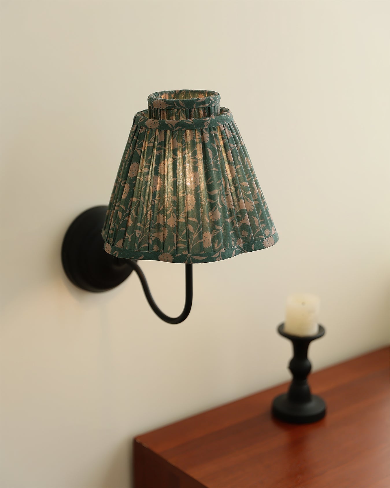 BRACKENBURY FABRIC WALL SCONCE