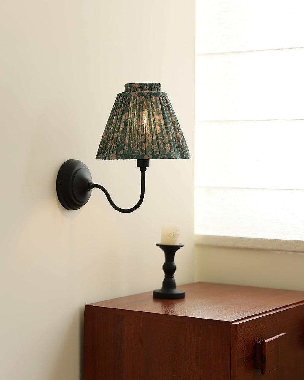 BRACKENBURY FABRIC WALL SCONCE