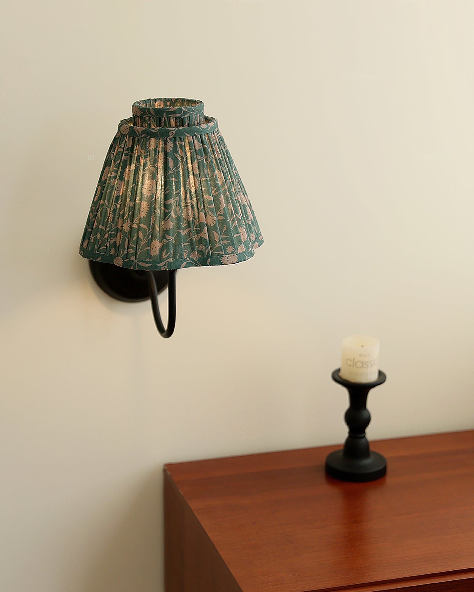 BRACKENBURY FABRIC WALL SCONCE