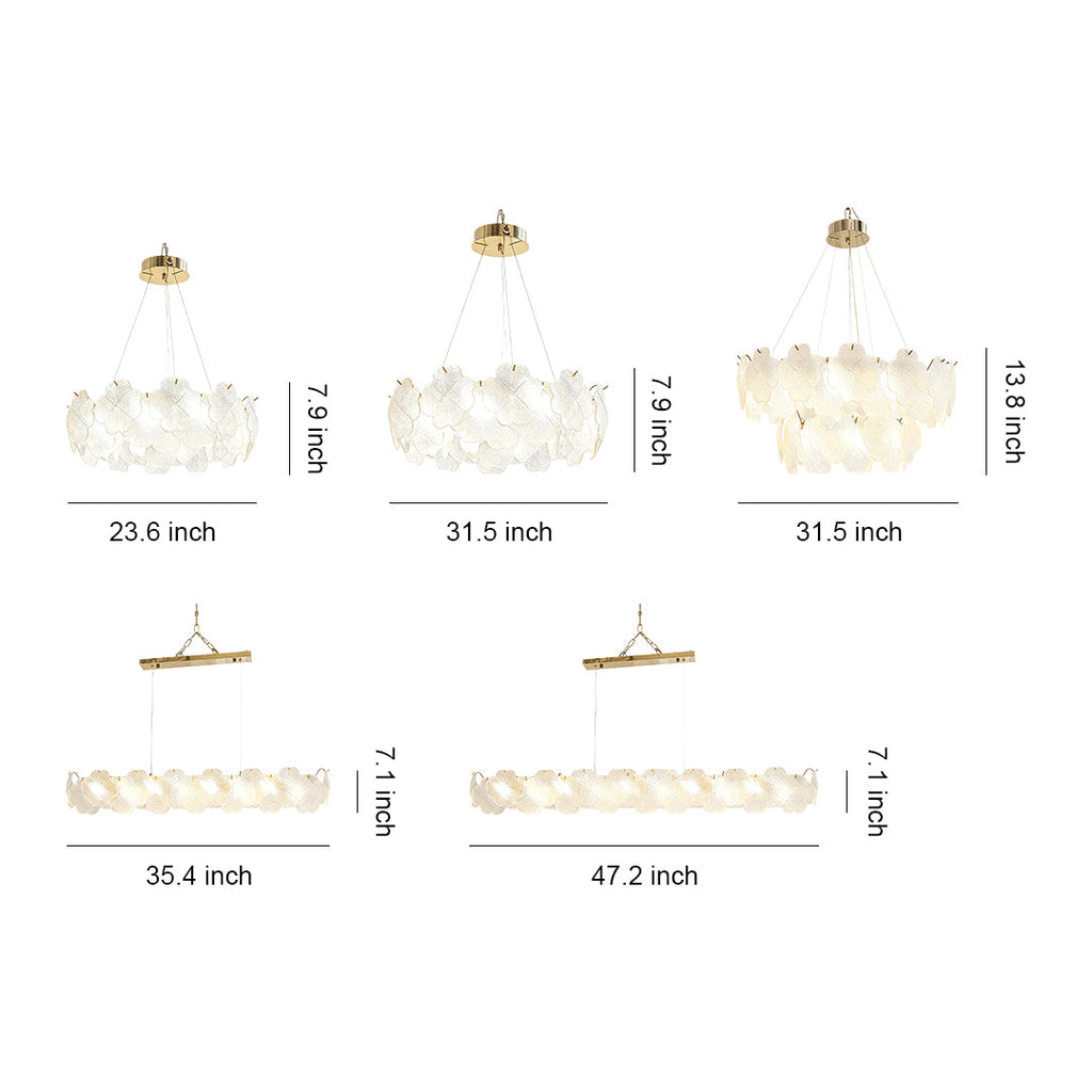 VERDANT BLOOM CRYSTAL CEILING LANTERN