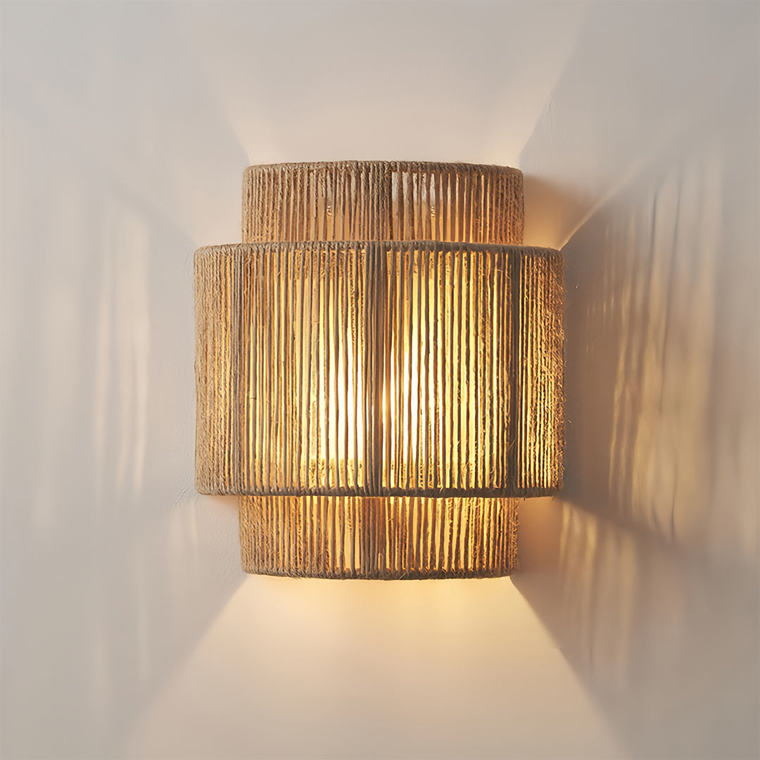FENWICK NATURAL FIBER WALL LANTERN
