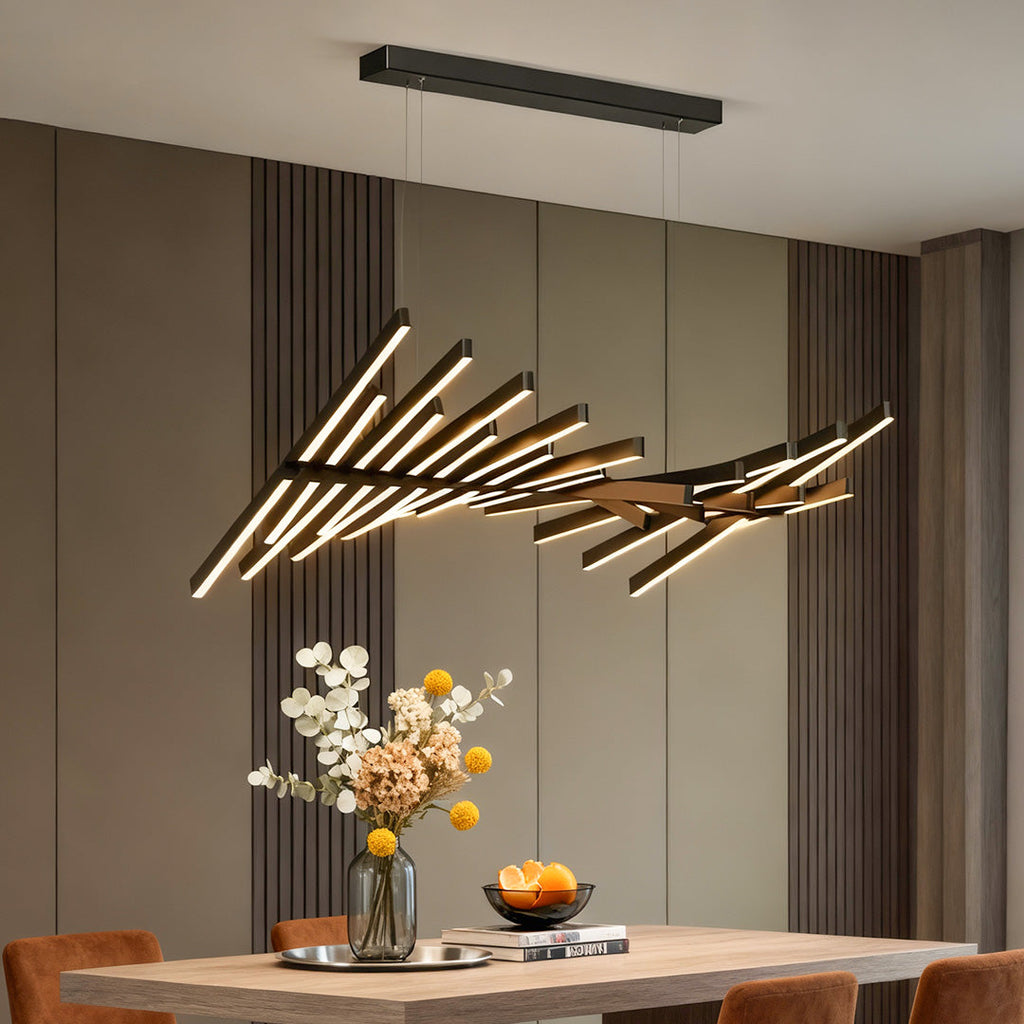 RAVENSTHORPE NORDIC FISHBONE LINEAR CEILING LANTERN