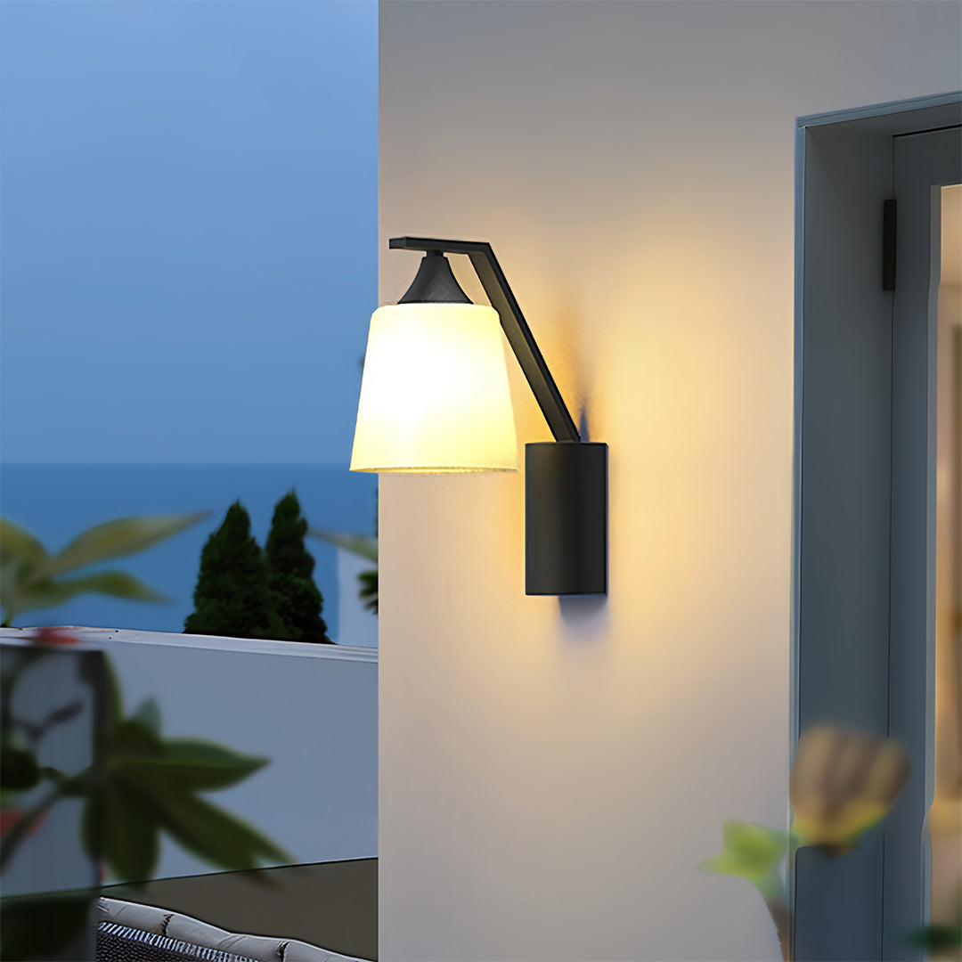 RAVENHURST BLACK IRON OUTDOOR WALL LANTERN