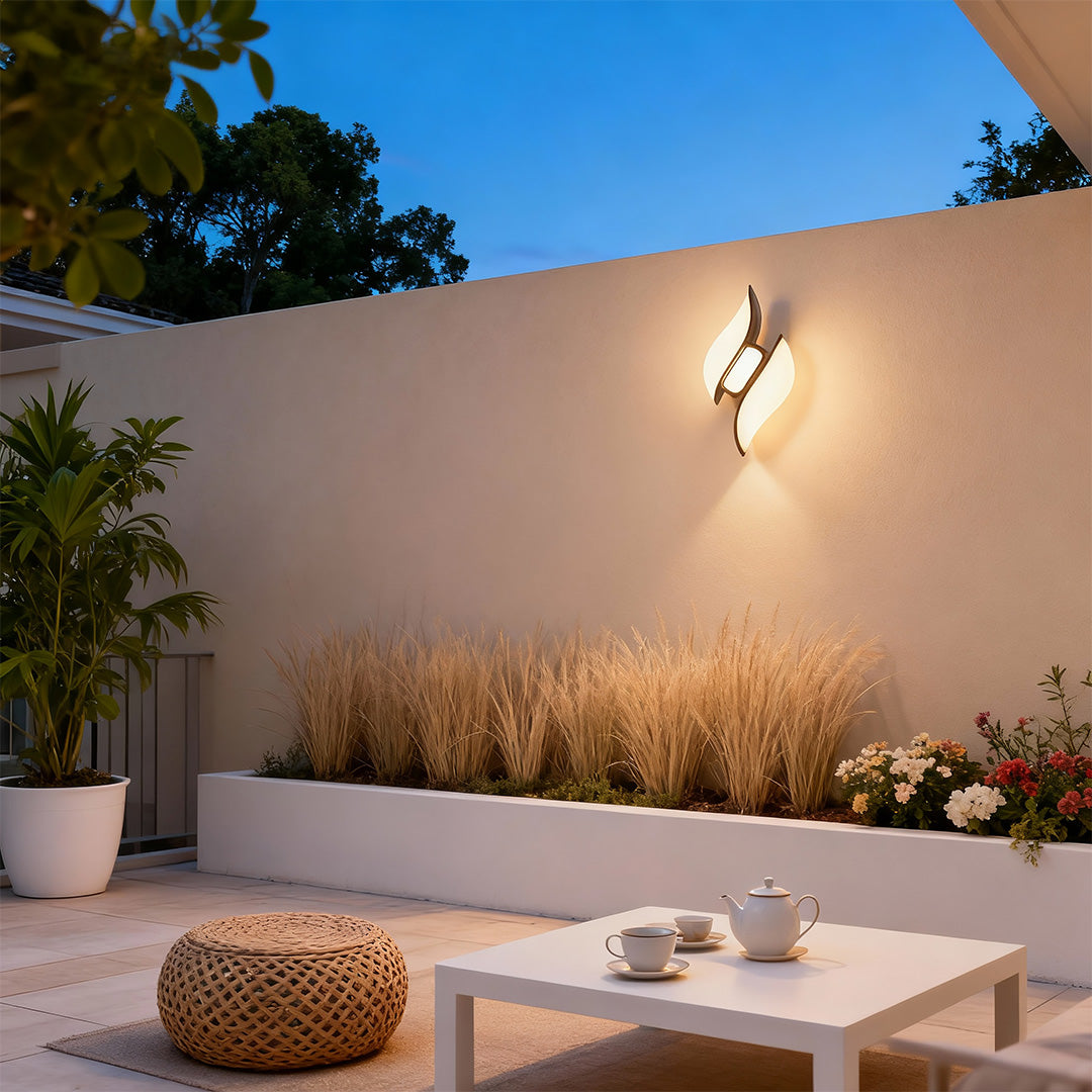 RAVENHALL MODERN OUTDOOR WALL LANTERN