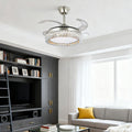 WINDSOR CRYSTAL-ENCASED CEILING FAN WITH REMOTE LIGHTING CONTROL
