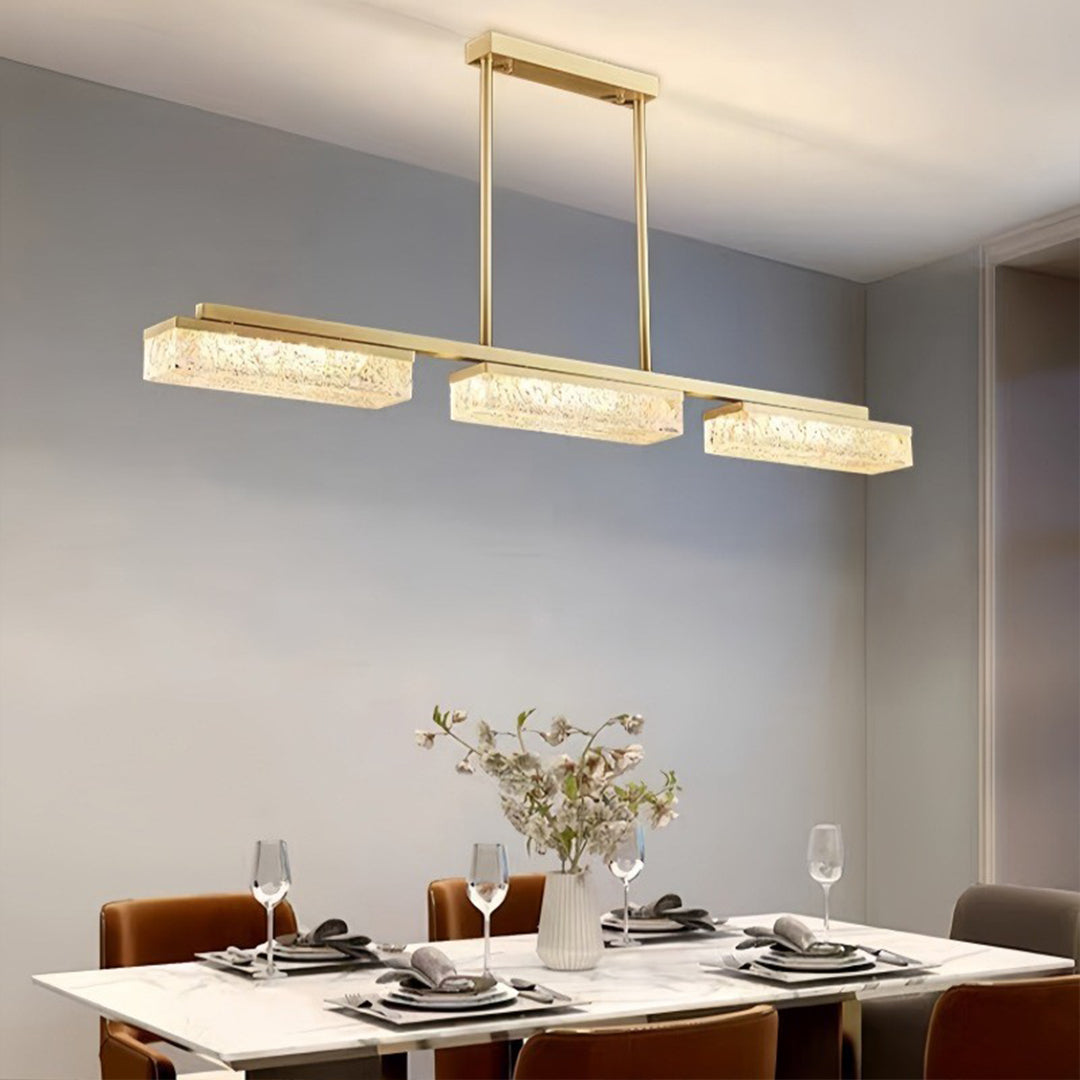 DEVERA COPPER TRIO TEMPERATURE ISLAND PENDANT LIGHT