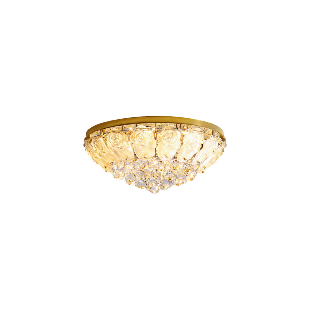 ALDERLEY CRYSTAL FLUSH MOUNT LIGHTING FIXTURE