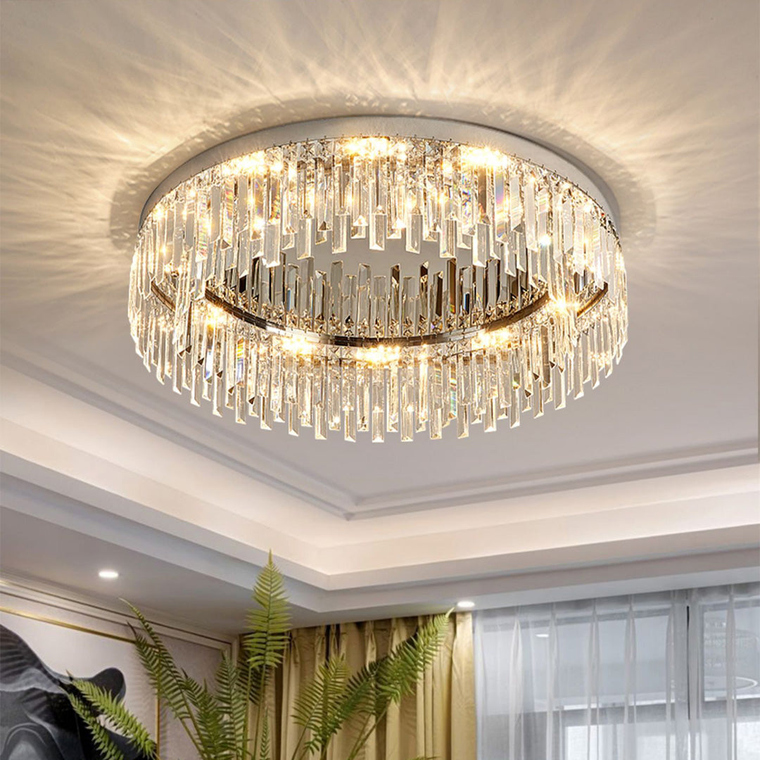 WINDSOR CRYSTAL CIRCULAR CEILING LANTERN