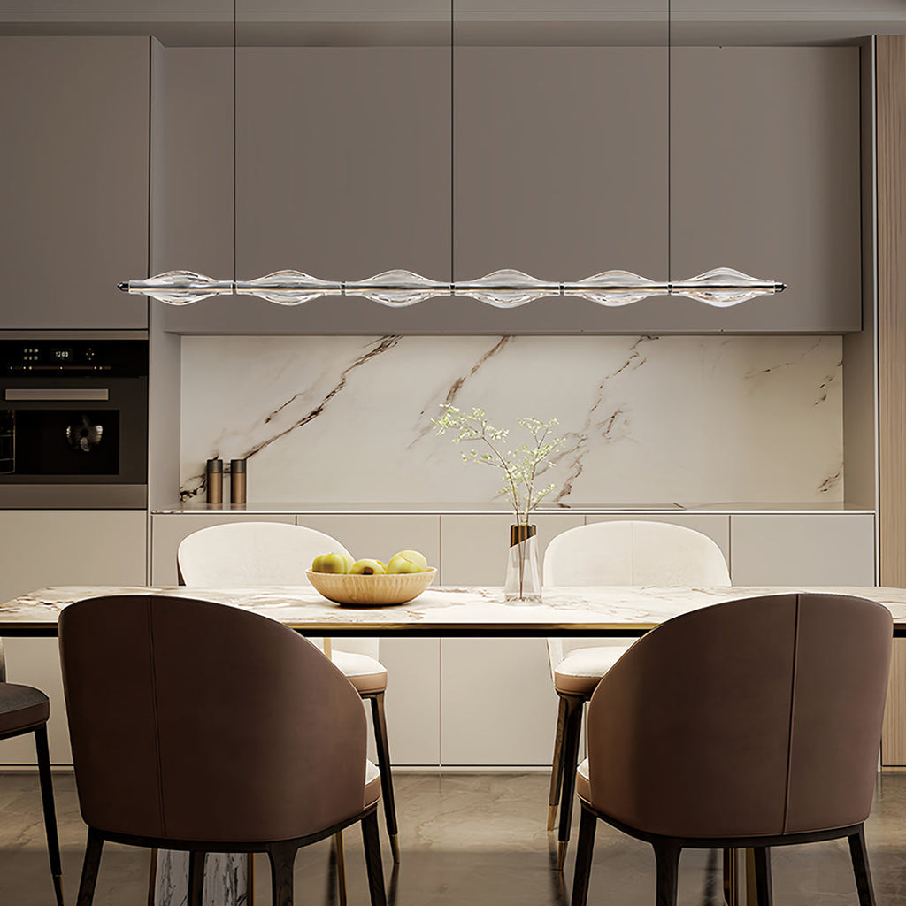 WINTHROP CRYSTAL HANGING LANTERN FOR KITCHEN ISLAND