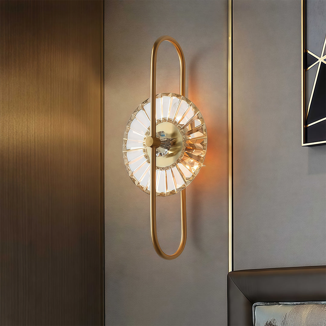 WINTERBORNE CRYSTAL EMBRACE WALL LIGHT