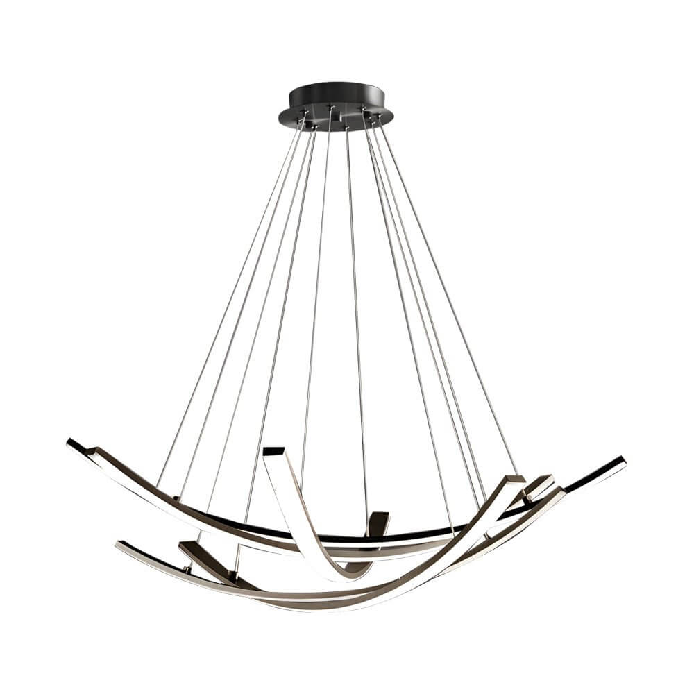 ALDERSON CURVED COPPER RADIANCE PENDANT LIGHT