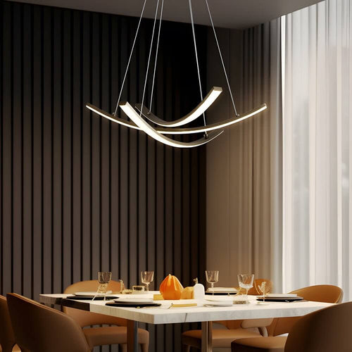 ALDERSON CURVED COPPER RADIANCE PENDANT LIGHT