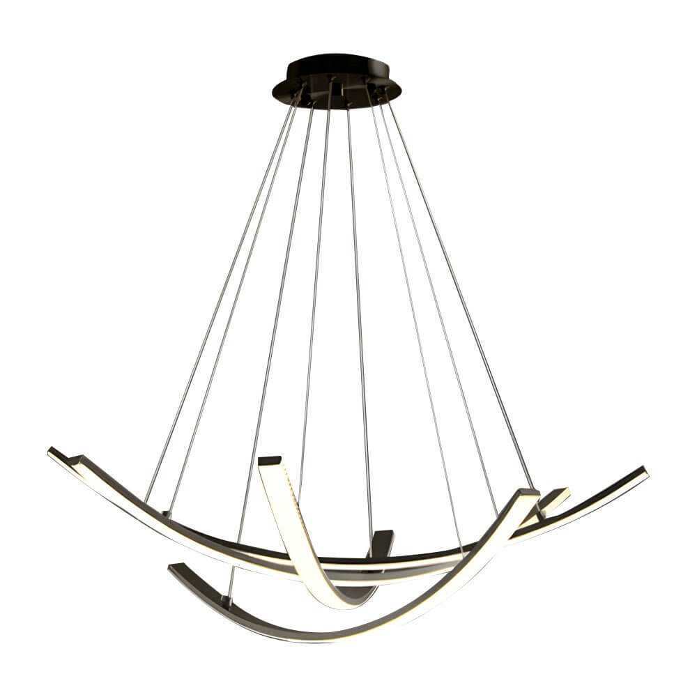 ALDERSON CURVED COPPER RADIANCE PENDANT LIGHT
