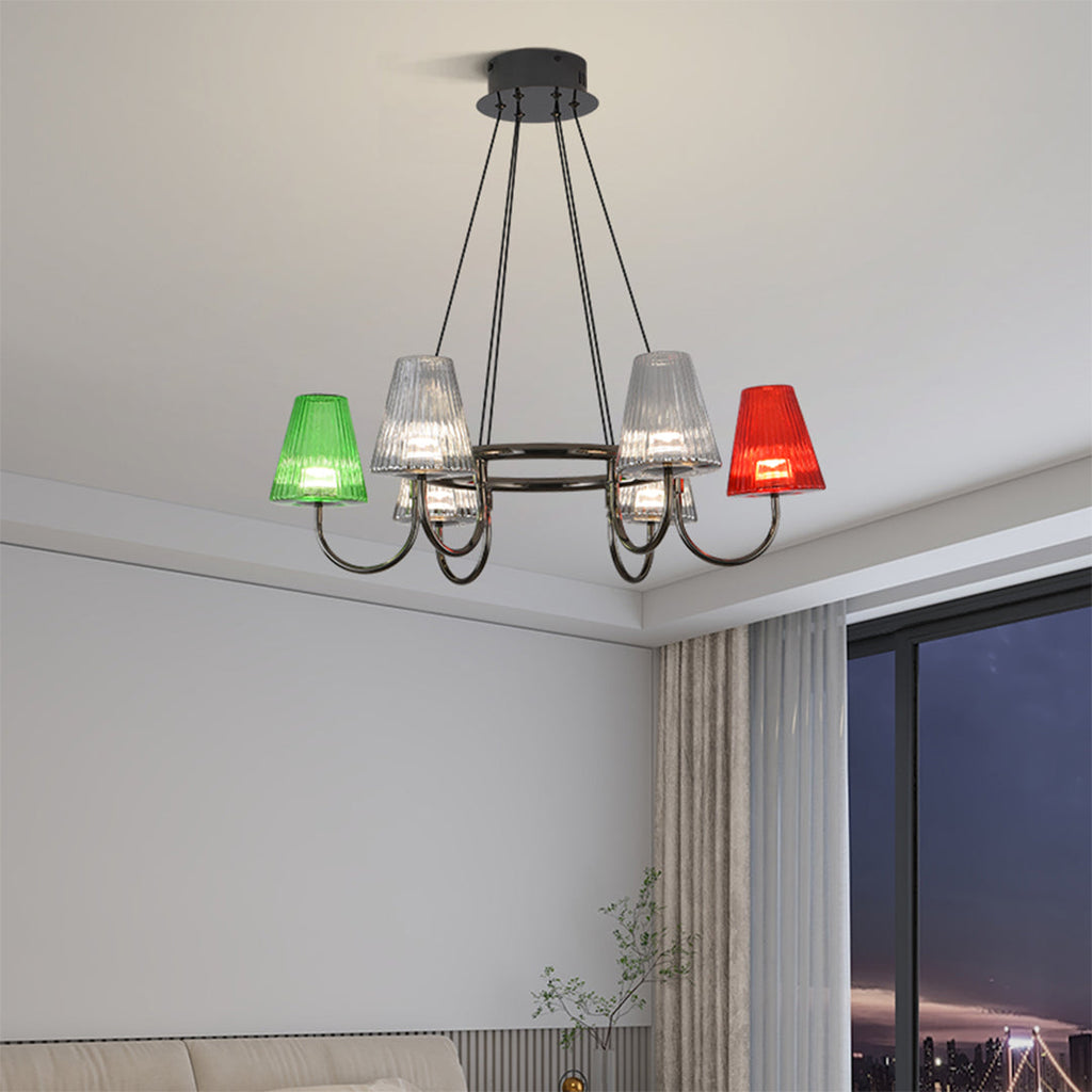 WINCHESTER BRANCHING GLASS SUSPENSION LIGHTING