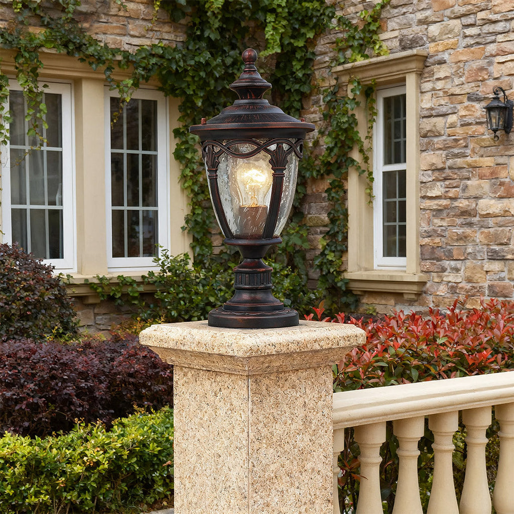 WINTHORPE WEATHERPROOF ALUMINUM GARDEN COLUMN LIGHT