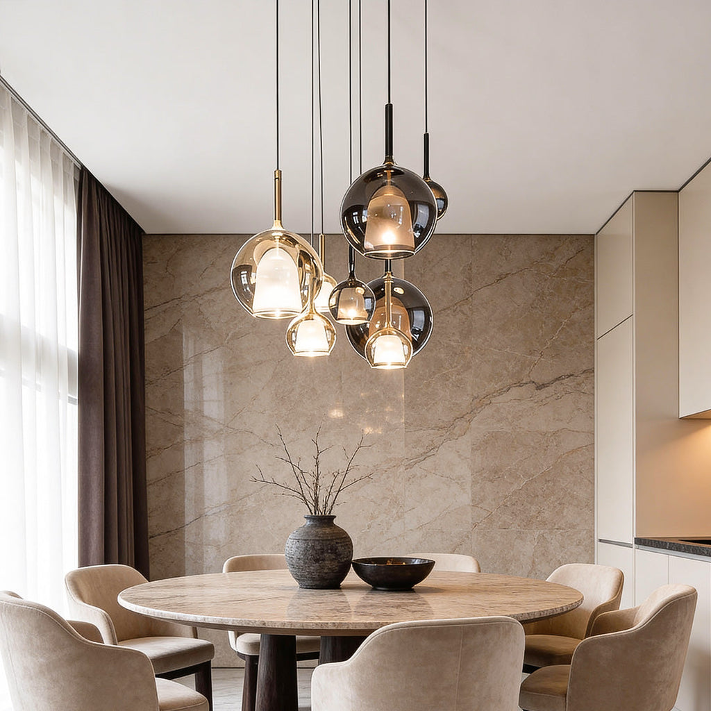 WINTHROP CIRCLE GLASS ILLUMINATION PENDANT