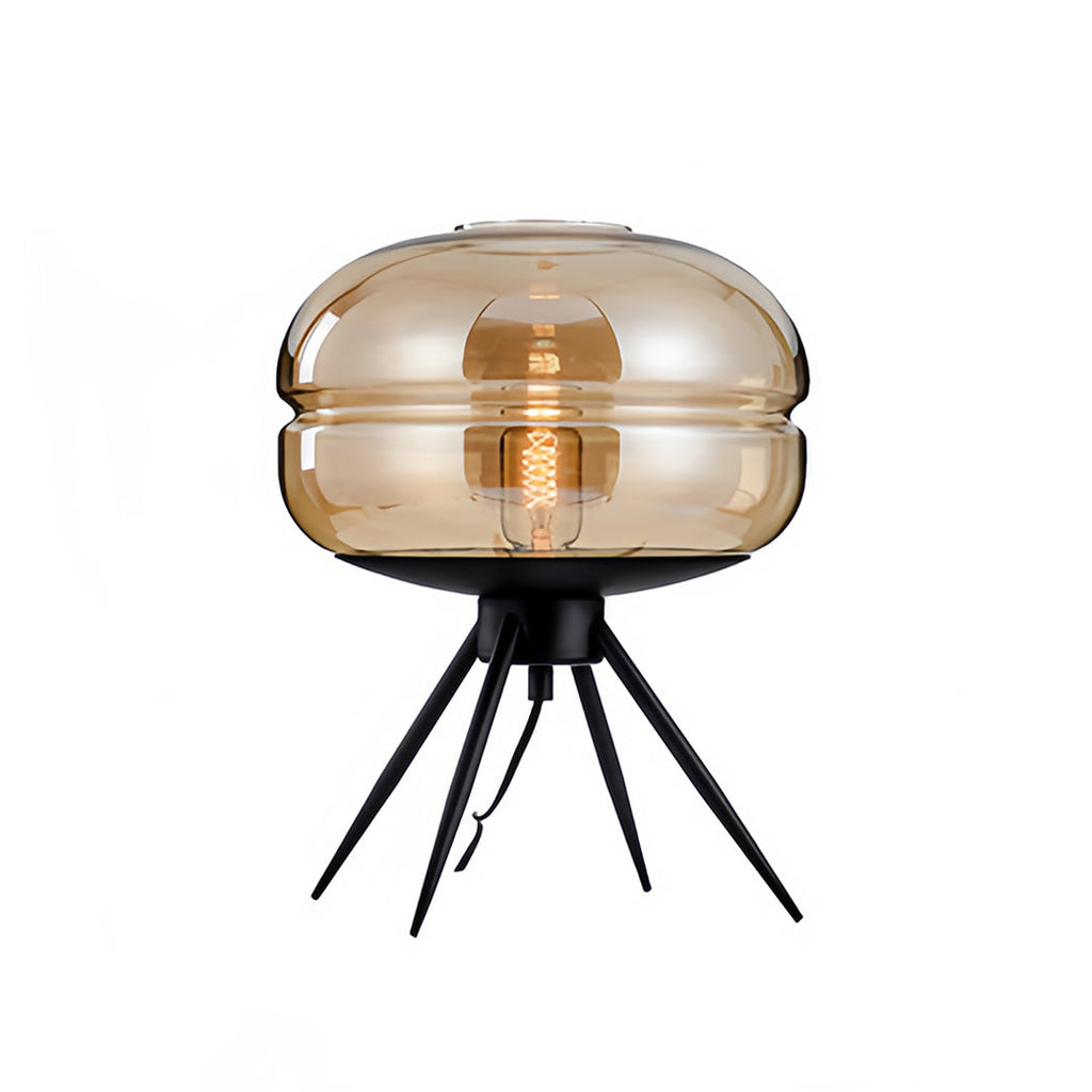 WINTERBOURNE GLAZED GLASS TRIPOD LAMP