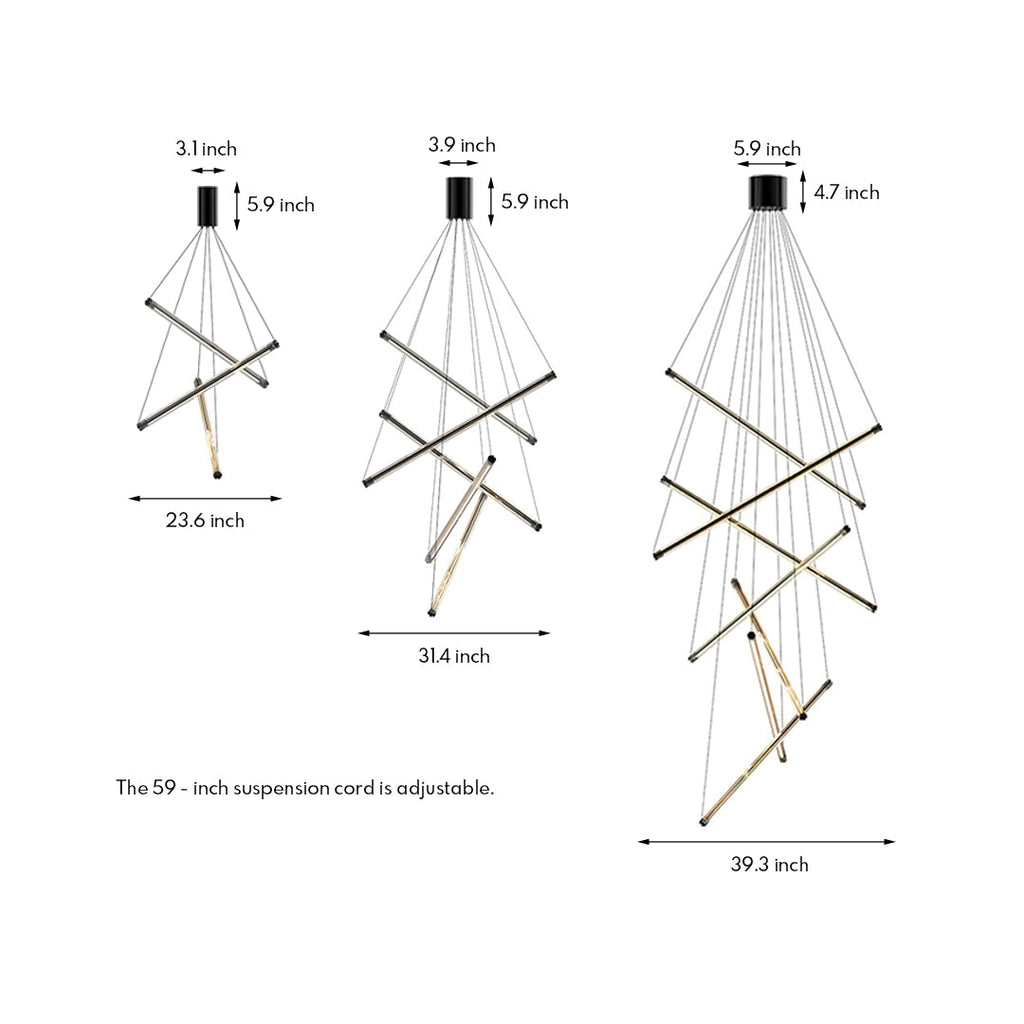 WINTHROP LED STRAIGHT LINE CEILING SUSPENSION