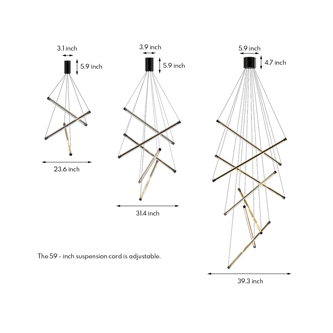 WINTHROP LED STRAIGHT LINE CEILING SUSPENSION