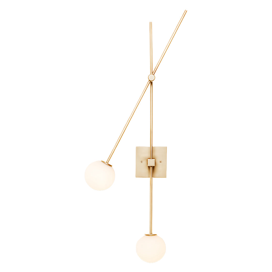 WINTHROP TWIN-BULB LINEAR WALL SCONCE