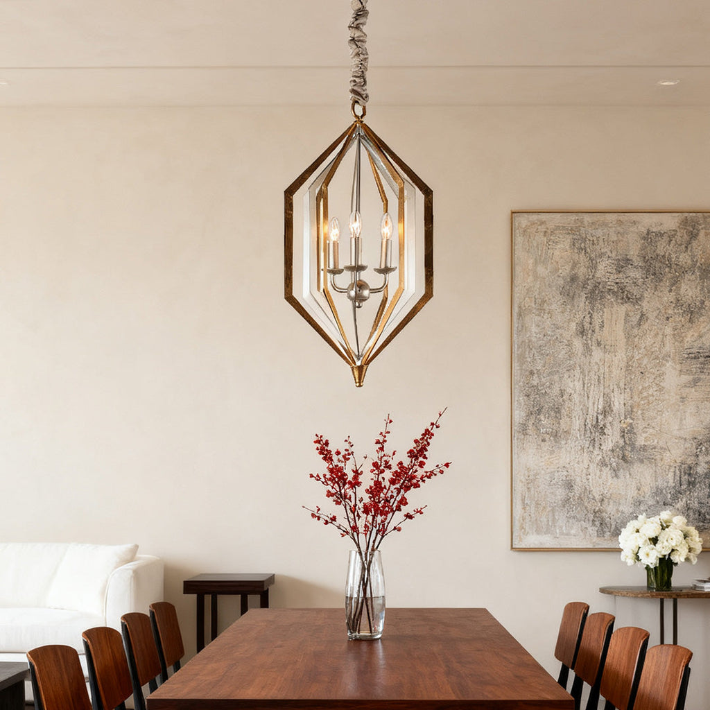 WINCHESTER OPEN-FRAME BROWN PENDANT LIGHT