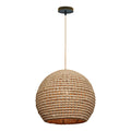 SHIMMERING KAZUKO RAFFIA CEILING LANTERN