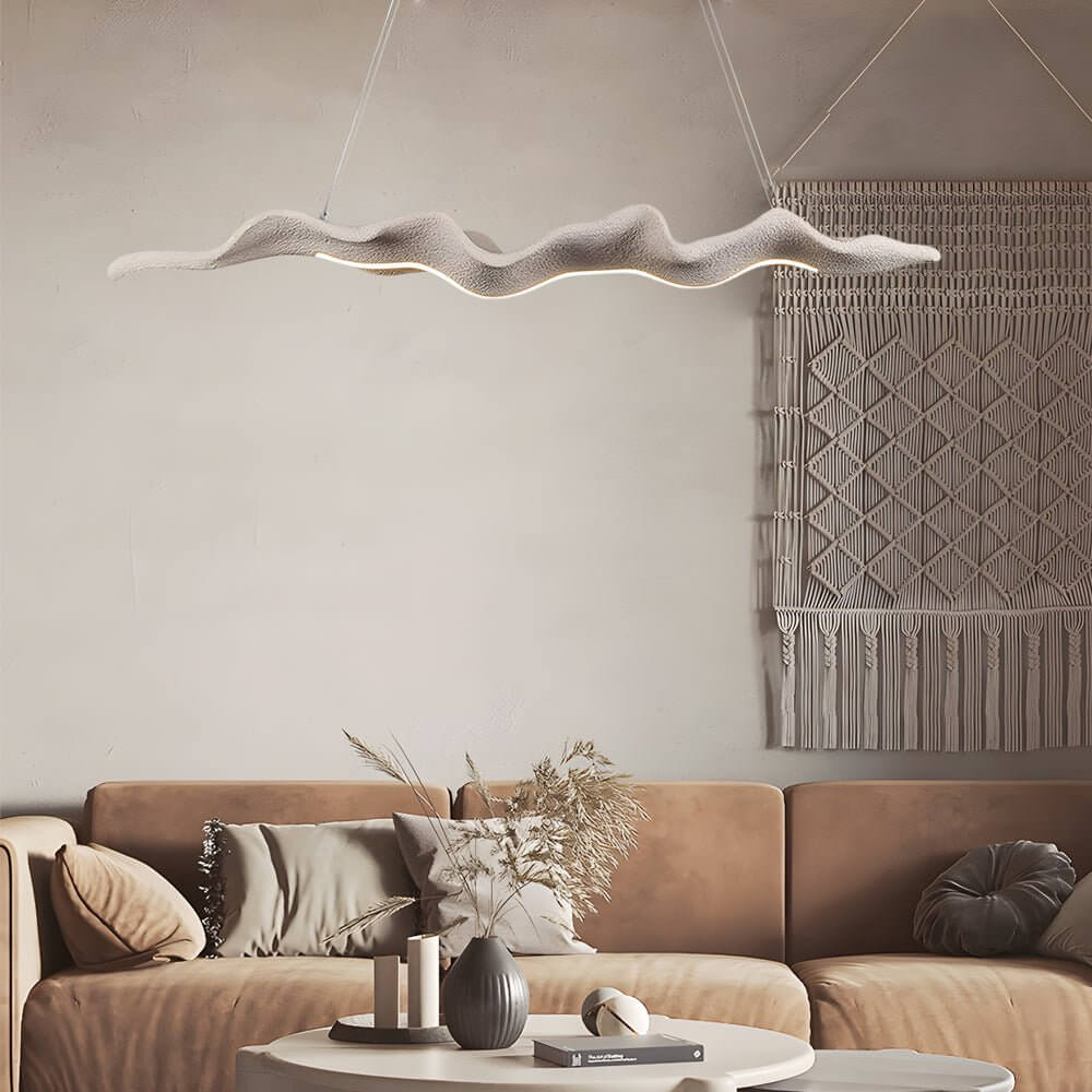 YAMAGUCHI WOODLAND WAVE LED HANGING LANTERN