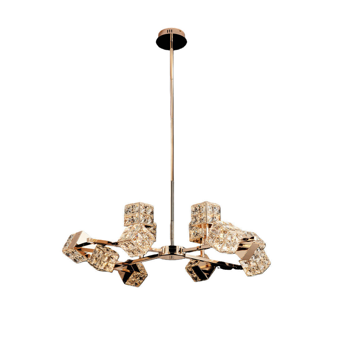 WINTHORPE CRYSTAL CUBE CEILING LANTERN