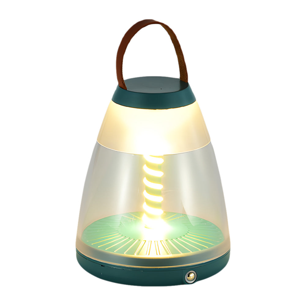 WINDSOR WHIRL SPIRAL OUTDOOR LANTERN, BATTERY-OPERATED PORTABLE LIGHTING