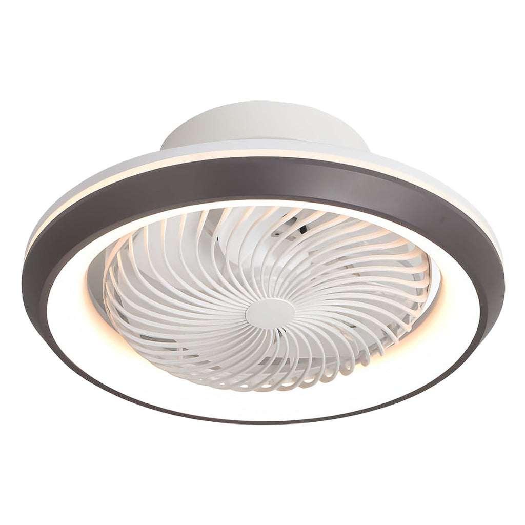 WINDSOR WHIRL LED CEILING LIGHT FAN WITH REMOTE CONTROL AND TRIPLE COLOR DIMMING