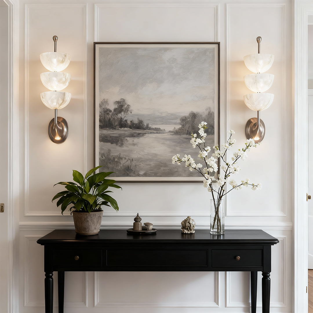 WINTHORPE COPPER MARBLE WALL LANTERN