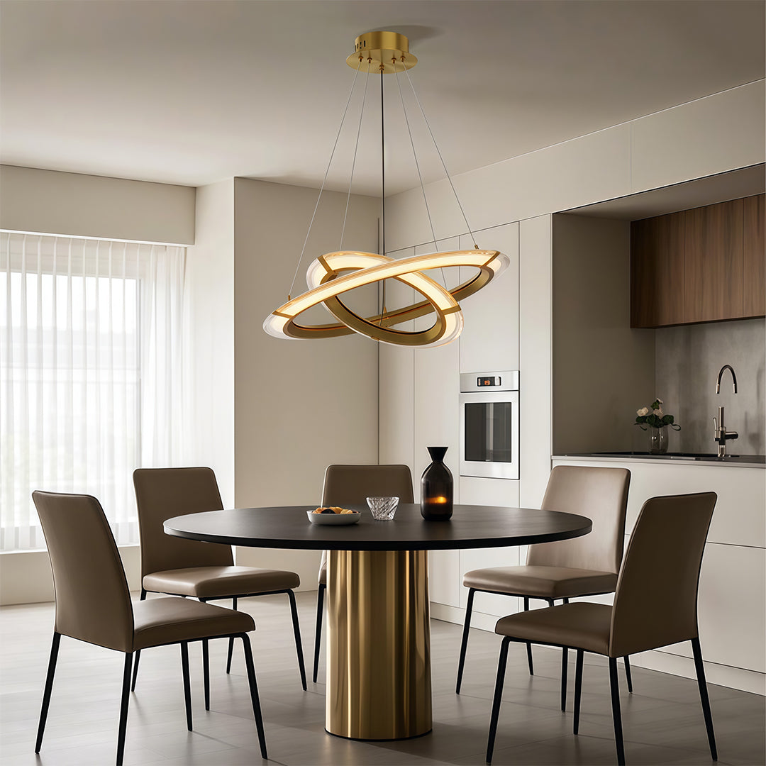 WINTERBOURNE ORBITAL CRYSTAL CEILING LANTERN