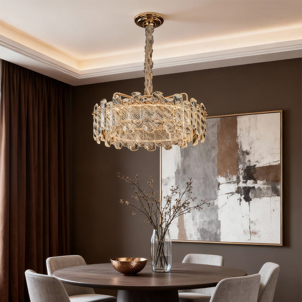 WINTERBOURNE CRYSTAL-ENCRUSTED CEILING LANTERN
