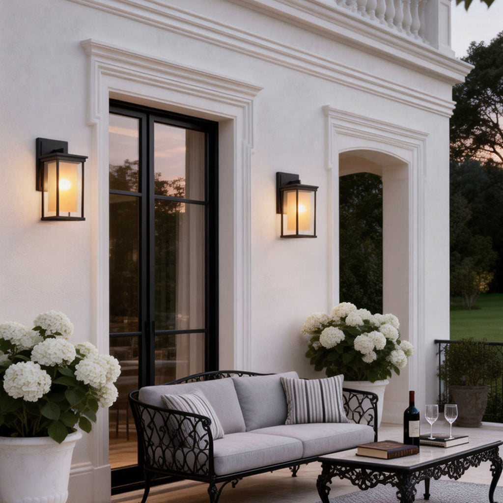 RAVENSHILL SQUARE ALUMINUM OUTDOOR WALL LIGHT