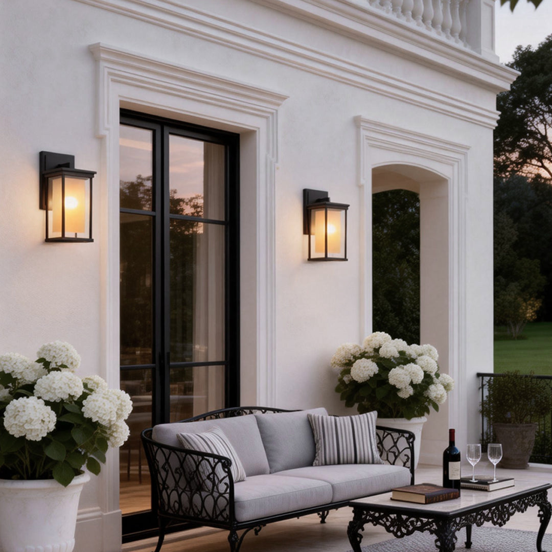 RAVENSHILL SQUARE ALUMINUM OUTDOOR WALL LIGHT