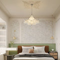 WINTHORPE CRYSTAL PAGODA CEILING LANTERN WITH LED DIMMER IN POLISHED CHROME