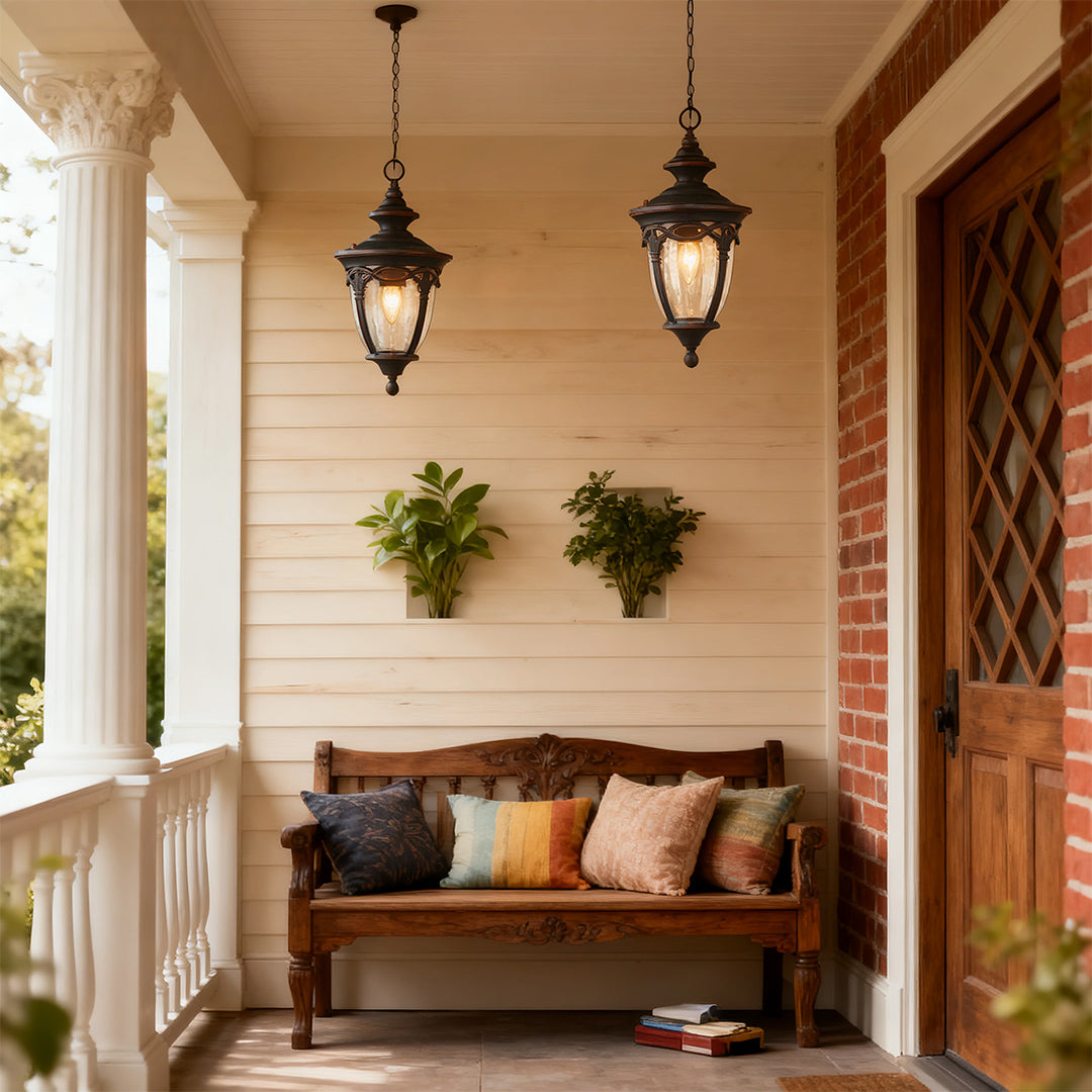 RAVENSCROFT VINTAGE HANGING OUTDOOR LIGHTING WITH CUSTOMIZABLE CHAIN