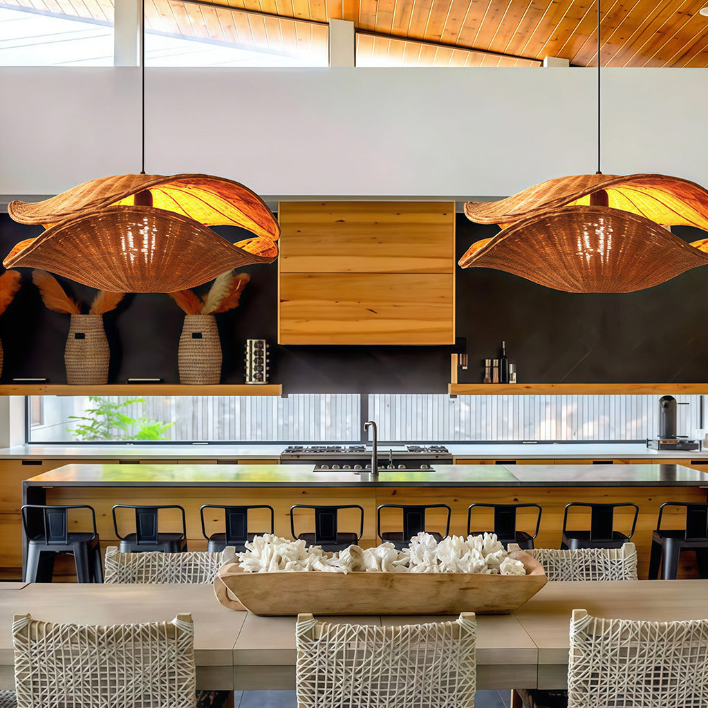 CHISWICK RATTAN INTERLUDE PENDANT LAMP