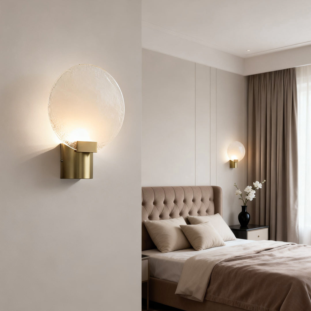 CHARLESTON ORB LUXE GLASS WALL SCONCE
