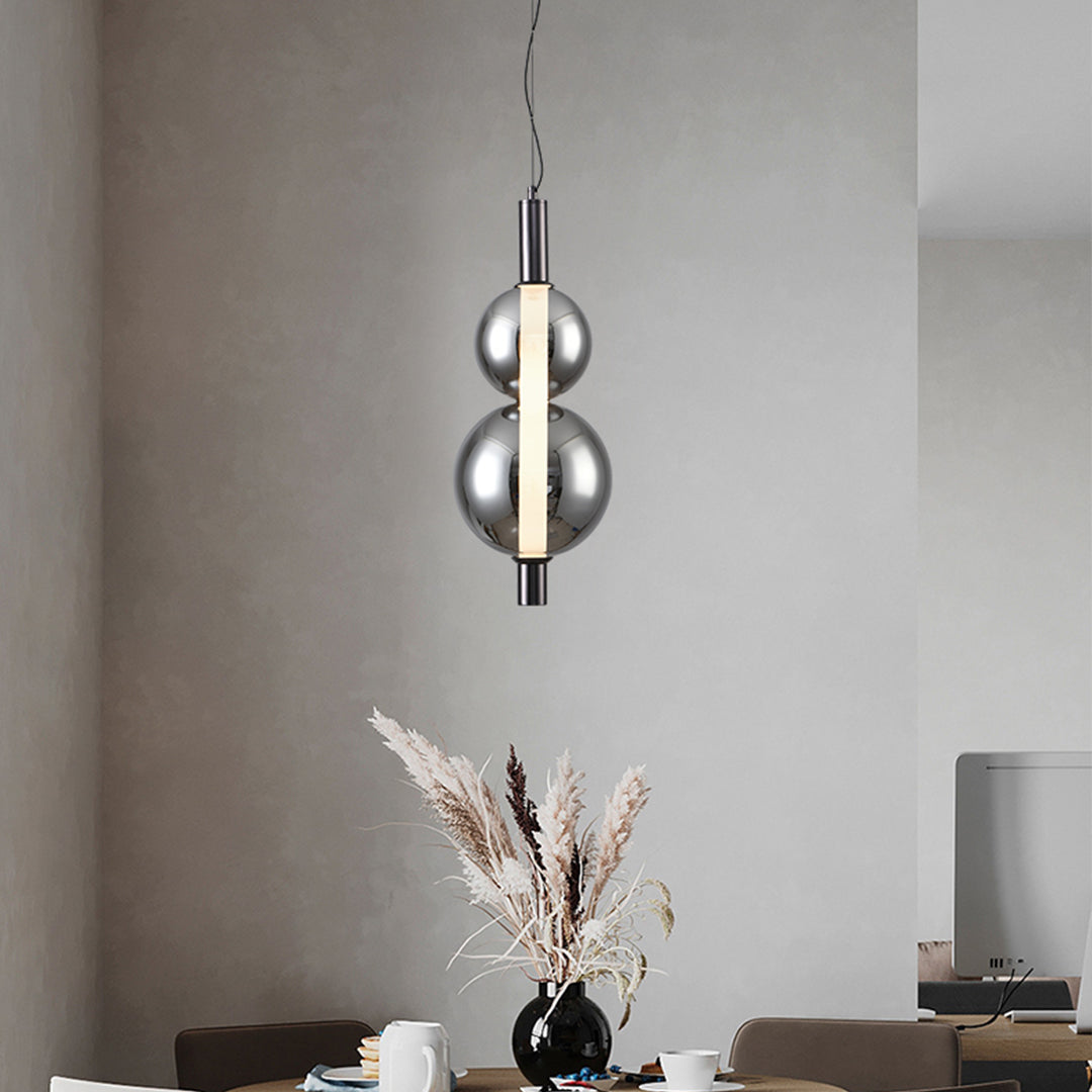 WINTERBOURNE SILVER RAY LED PENDANT LIGHT